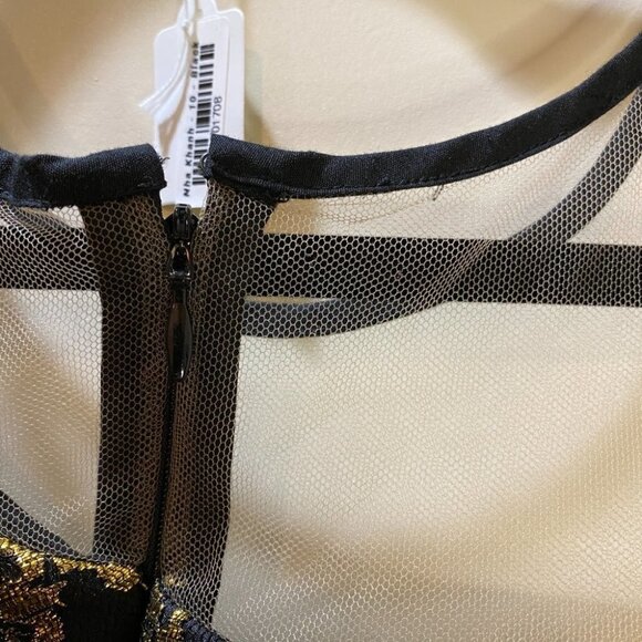 Nha Khanh Black Viera Lace Sheath Dress $545 - Picture 11 of 11